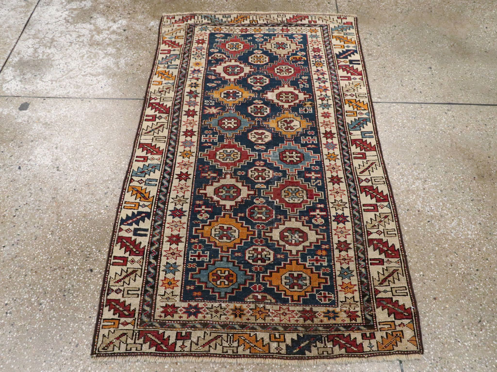 Antique Caucasian Shirvan Rug, No.21916 - Staging