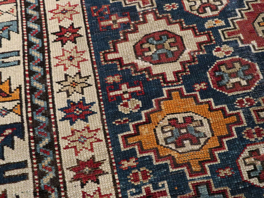 Antique Caucasian Shirvan Rug, No.21916 - Staging