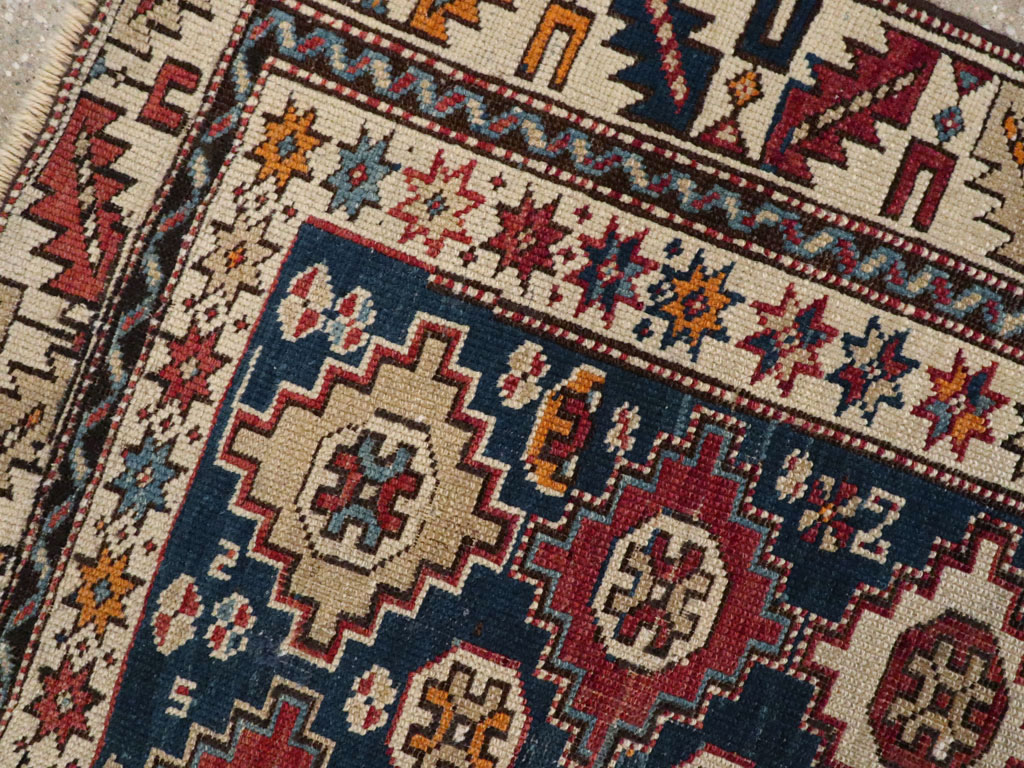 Antique Caucasian Shirvan Rug, No.21916 - Staging