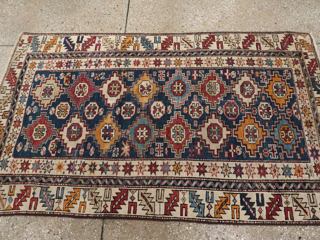 Antique Caucasian Shirvan Rug, No.21916 - Staging