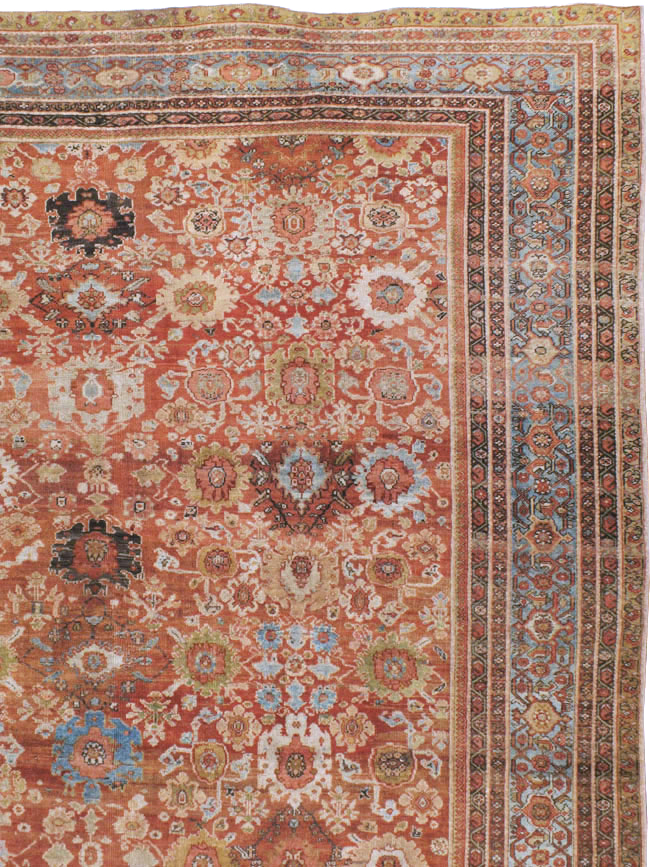Antique Persian Mahal Carpet, No.21939 - Staging