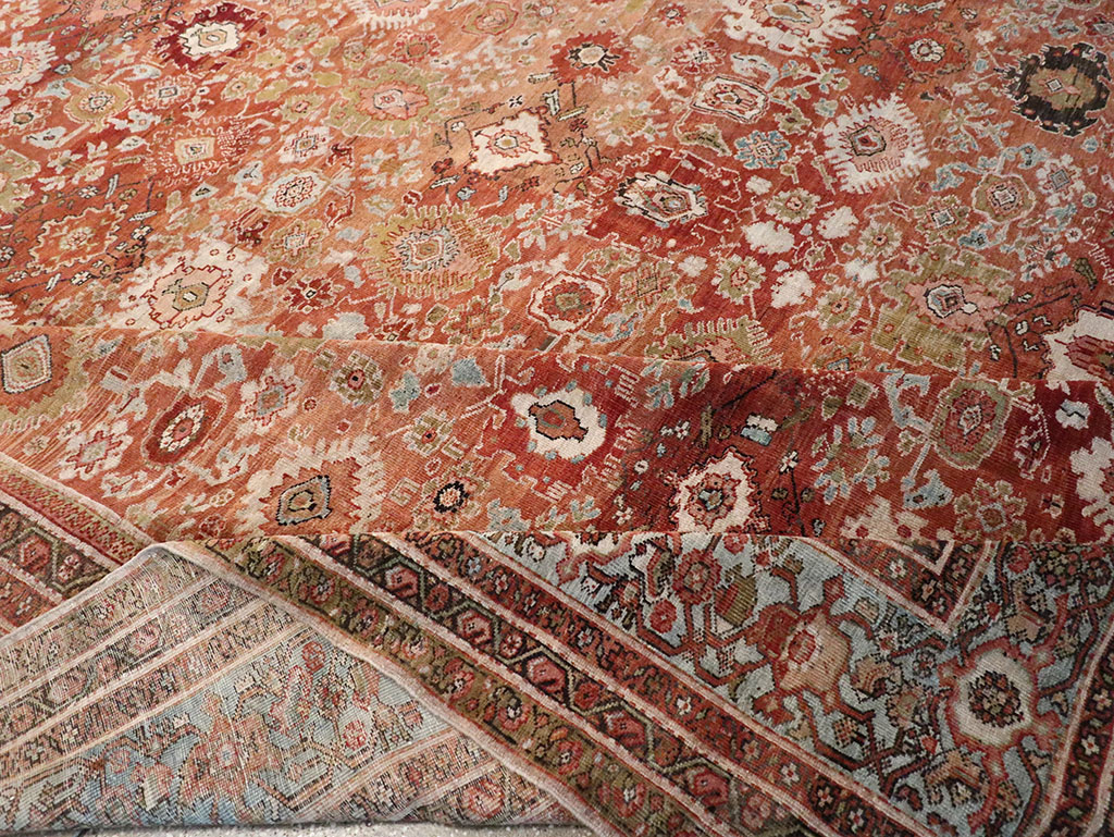 Antique Persian Mahal Carpet, No.21939 - Staging