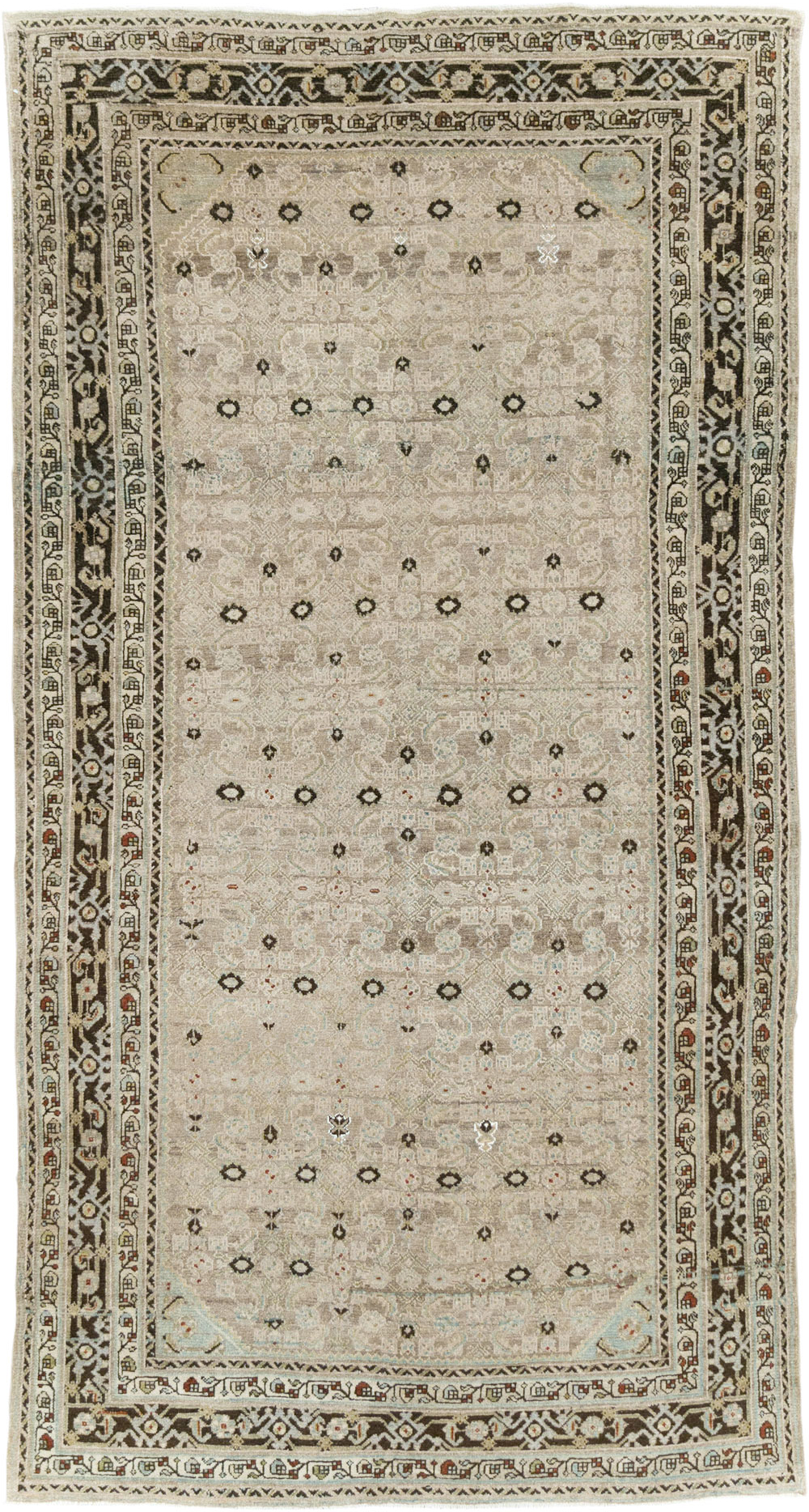 Vintage Persian Malayer Gallery Rug, No.21941 - Staging