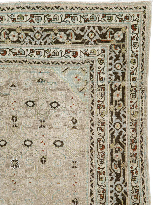 Vintage Persian Malayer Gallery Rug, No.21941 - Staging