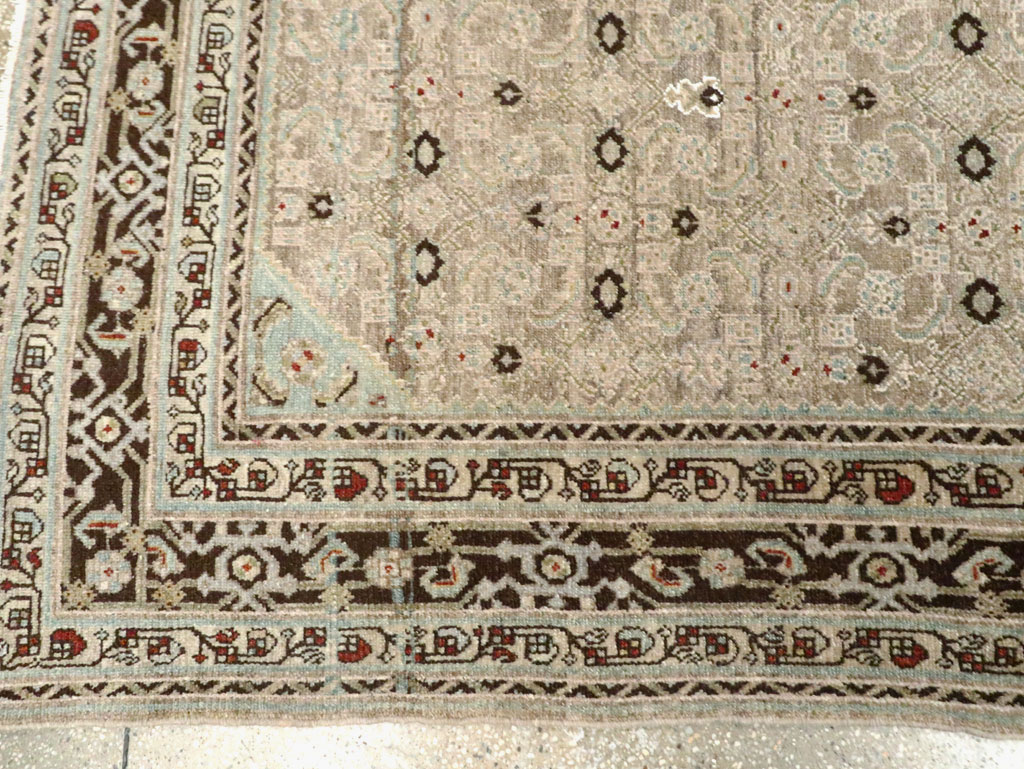 Vintage Persian Malayer Gallery Rug, No.21941 - Staging