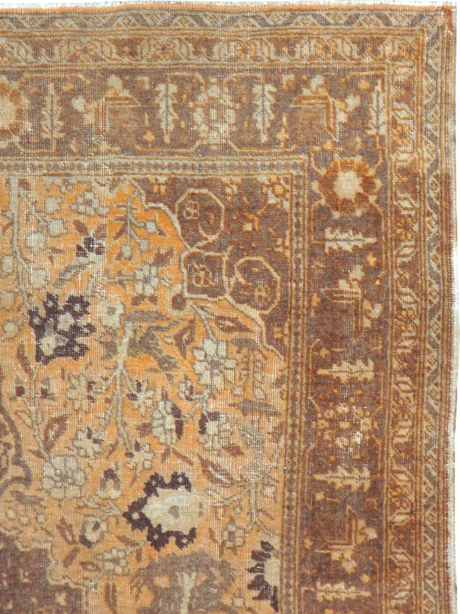 Antique Persian Tabriz Rug, No.21956 - Staging