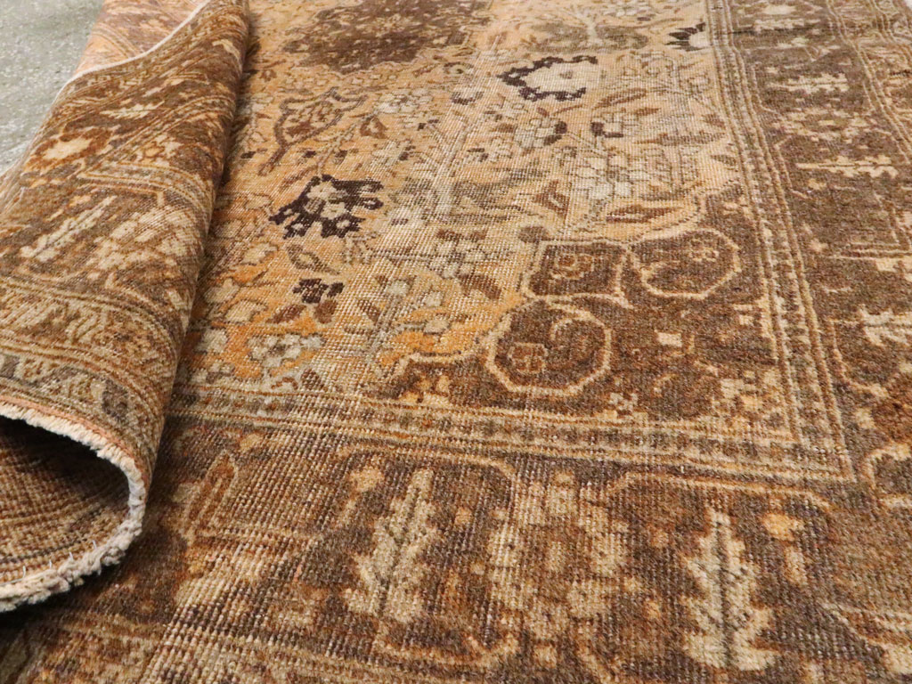 Antique Persian Tabriz Rug, No.21956 - Staging