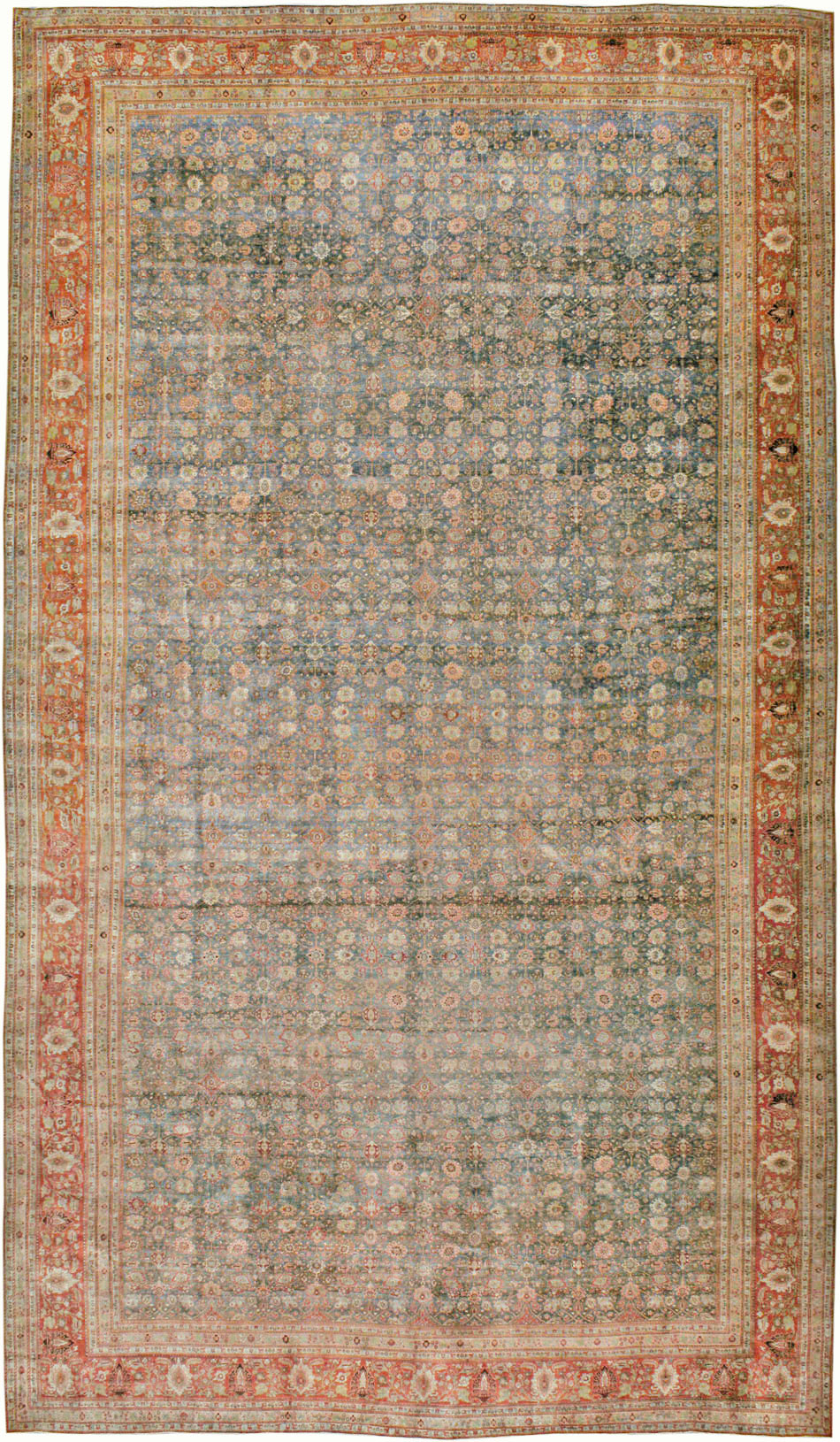 Antique Persian Bidjar Carpet, No.21959 - Staging