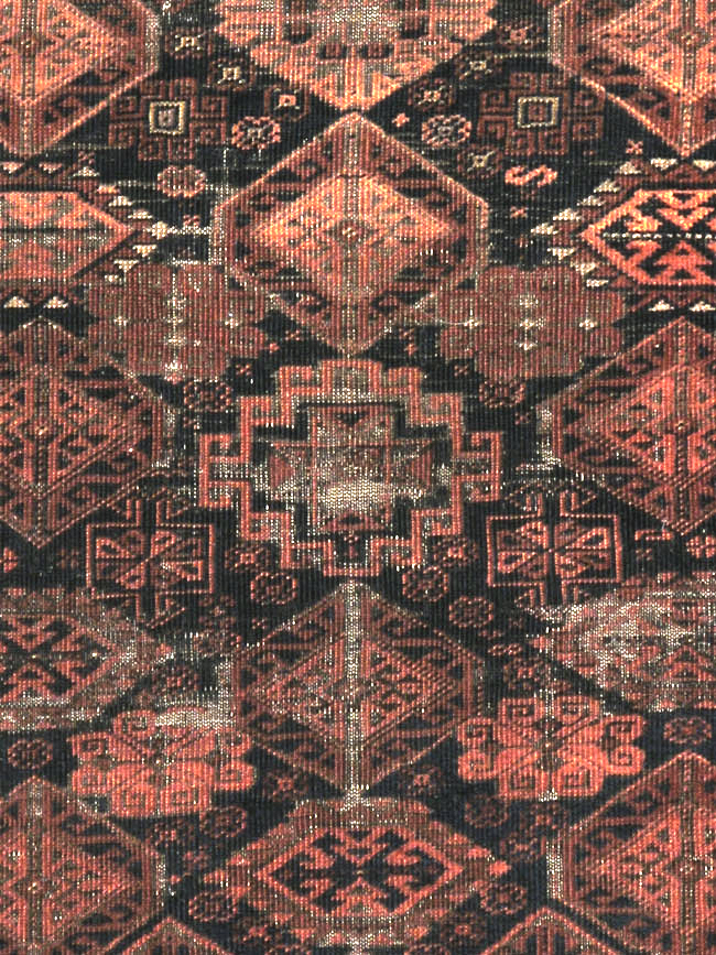 Antique Persian Baluch Rug, No.21961 - Staging