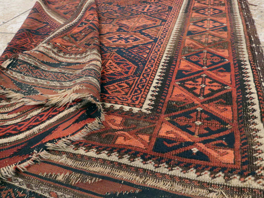 Antique Persian Baluch Rug, No.21961 - Staging