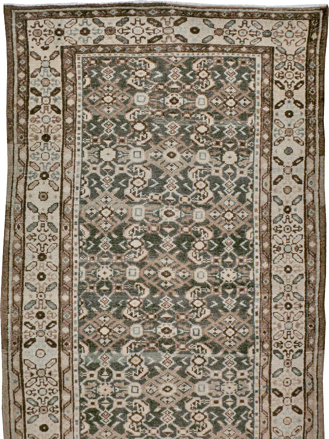 Vintage Persian Malayer Runner (Pair: 2 of 2), No.21974 - Staging
