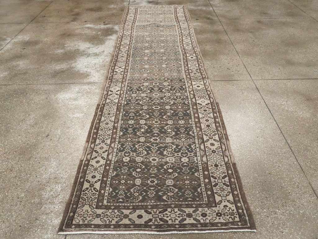 Vintage Persian Malayer Runner (Pair: 2 of 2), No.21974 - Staging