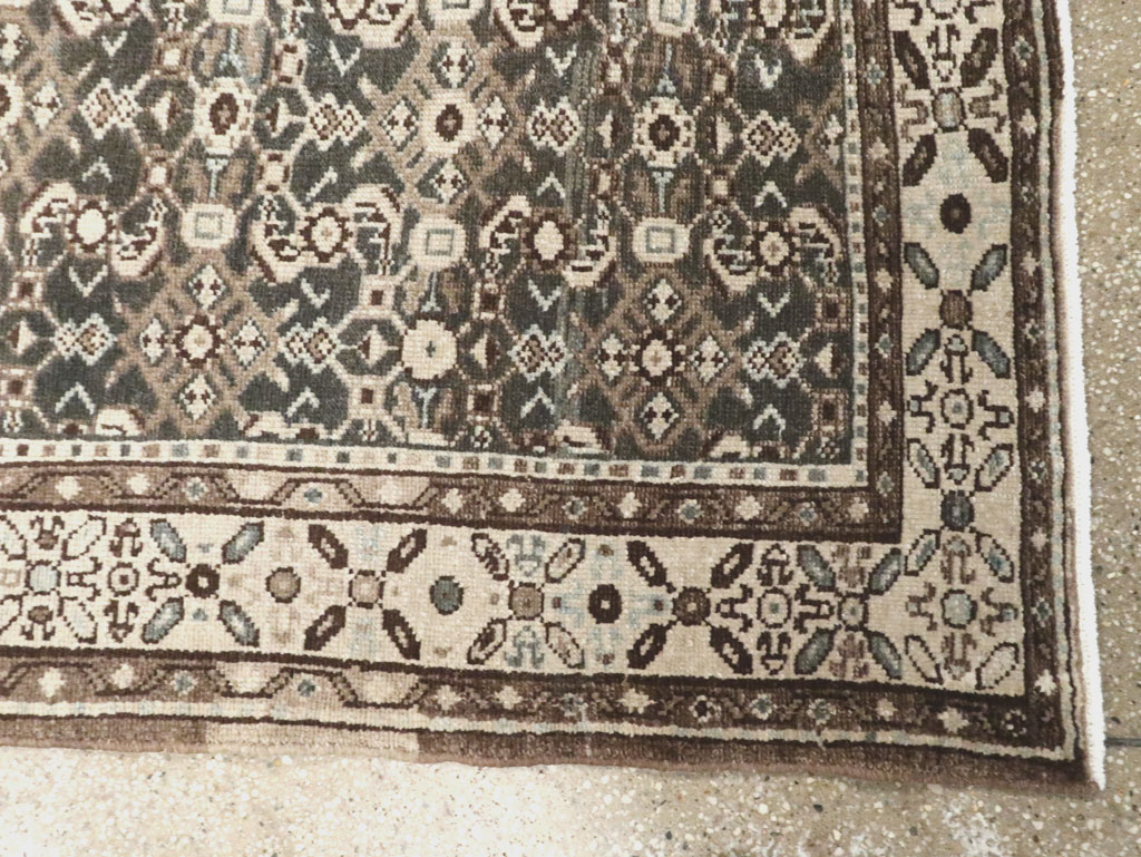 Vintage Persian Malayer Runner (Pair: 2 of 2), No.21974 - Staging