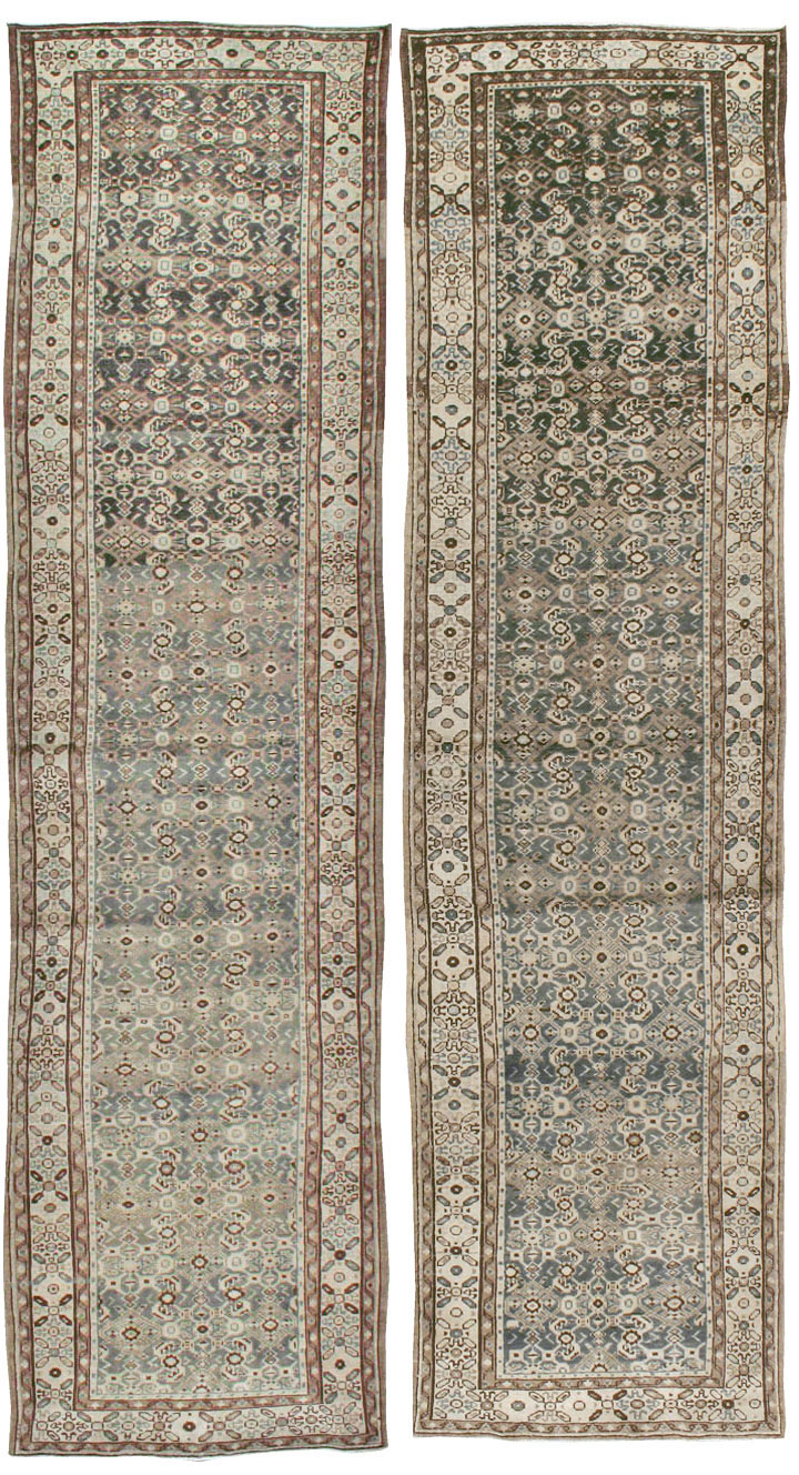 Vintage Persian Malayer Runner (Pair: 2 of 2), No.21974 - Staging