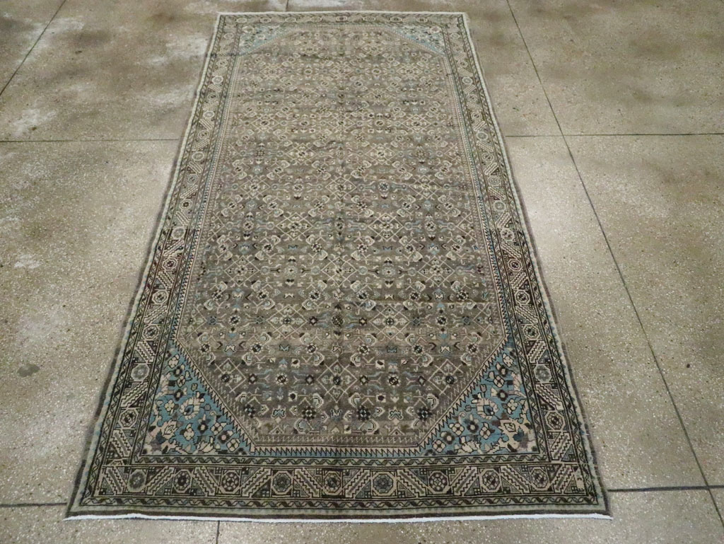Vintage Persian Malayer Gallery Rug, No.21978 - Staging