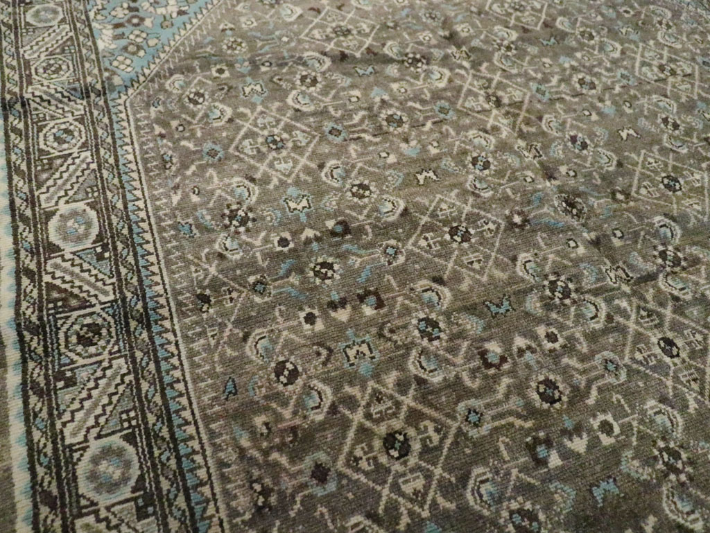 Vintage Persian Malayer Gallery Rug, No.21978 - Staging