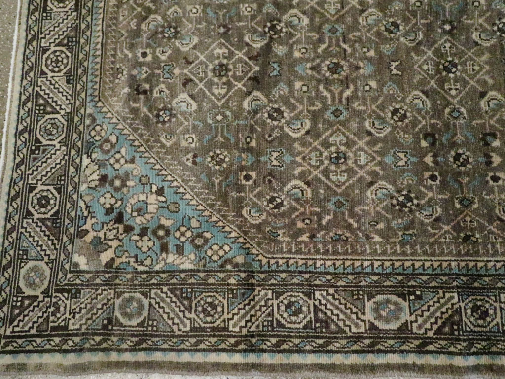 Vintage Persian Malayer Gallery Rug, No.21978 - Staging