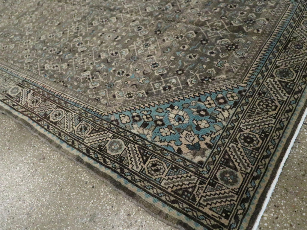 Vintage Persian Malayer Gallery Rug, No.21978 - Staging