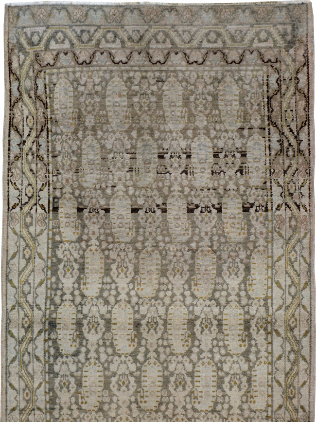 Vintage Persian Malayer Rug, No.21979 - Staging