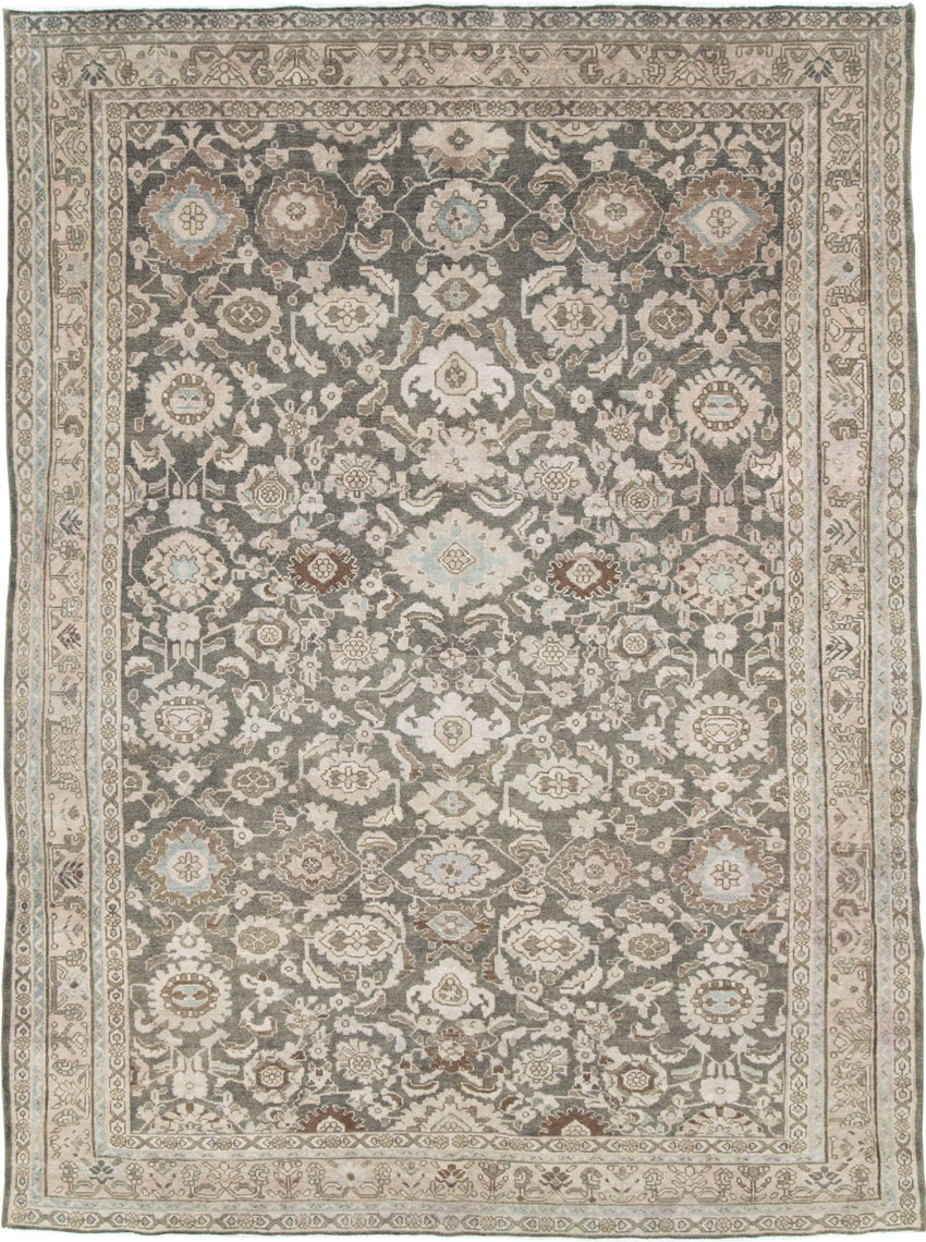 Vintage Persian Malayer Carpet, No.21985 - Staging