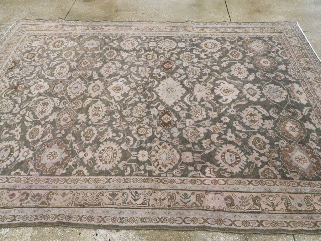 Vintage Persian Malayer Carpet, No.21985 - Staging