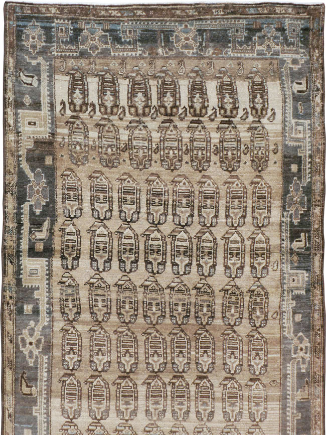 Vintage Persian Malayer Rug, No.21991 - Staging