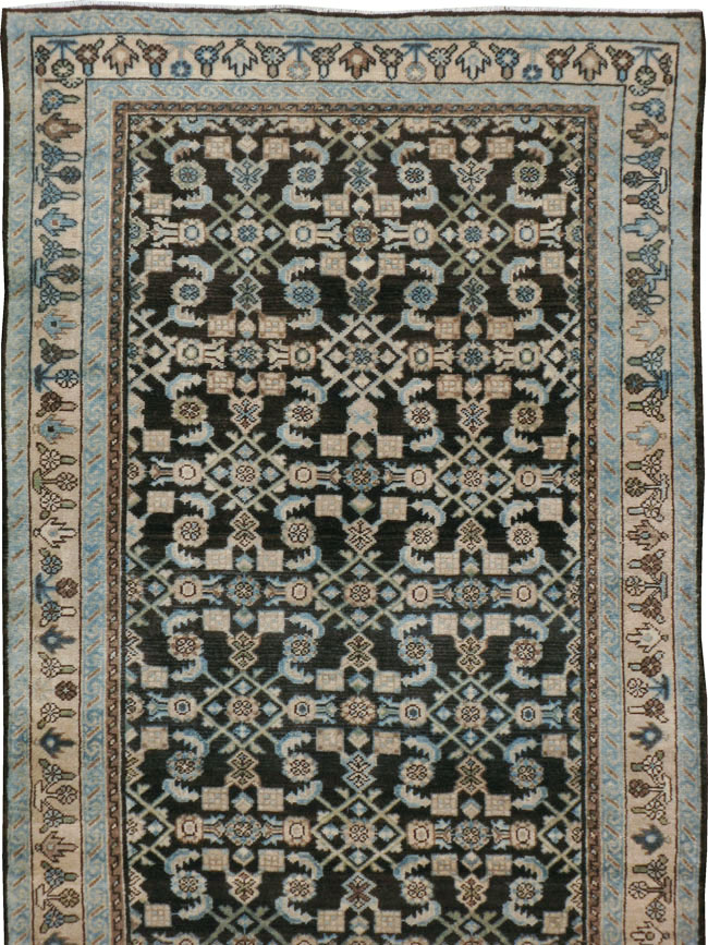 Vintage Persian Malayer Runner, No.21993 - Staging