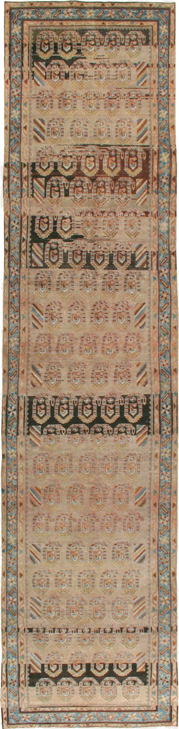 Vintage Persian Malayer Wide Gallery Runner, No.21995 - Staging