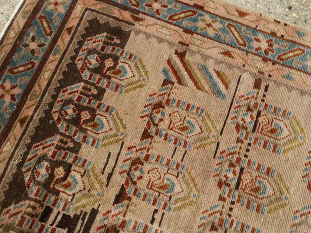 Vintage Persian Malayer Wide Gallery Runner, No.21995 - Staging