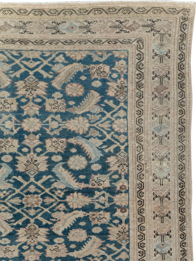 Antique Persian Malayer Accent Rug, No.22002 - Staging