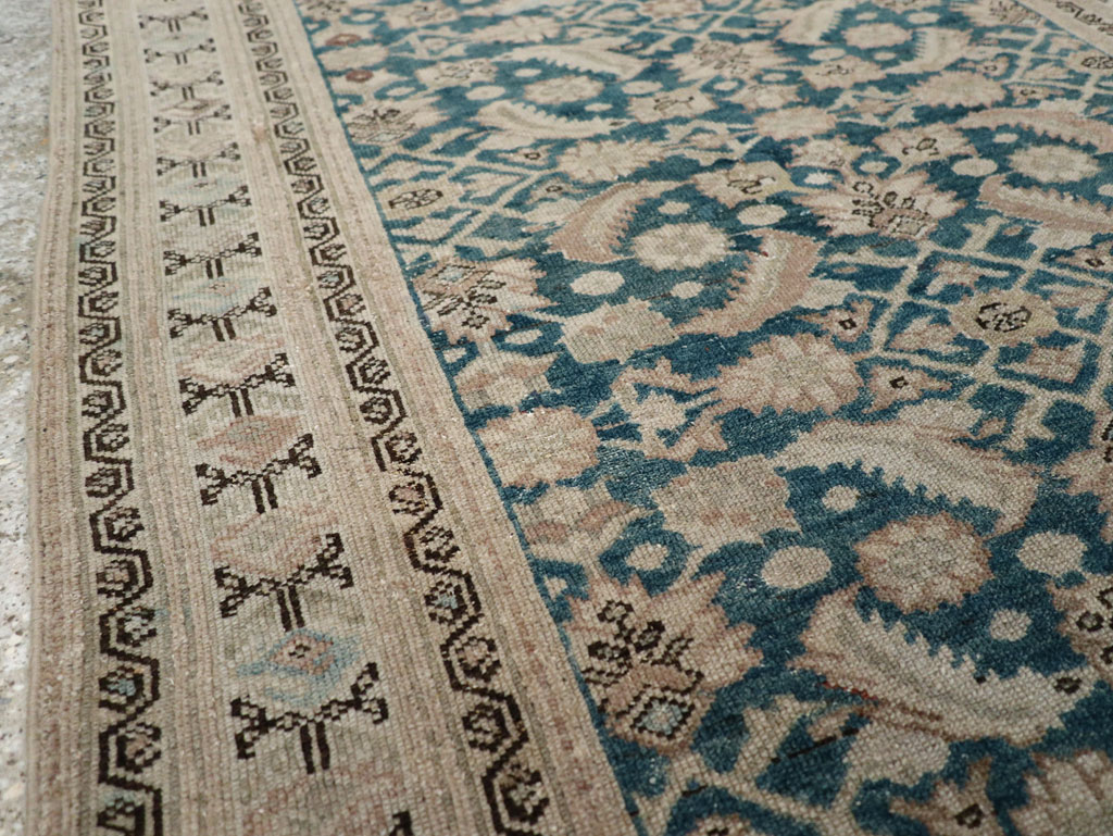 Antique Persian Malayer Accent Rug, No.22002 - Staging