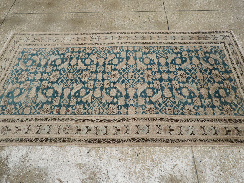 Antique Persian Malayer Accent Rug, No.22002 - Staging