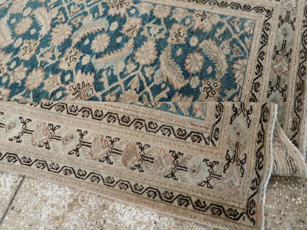 Antique Persian Malayer Accent Rug, No.22002 - Staging