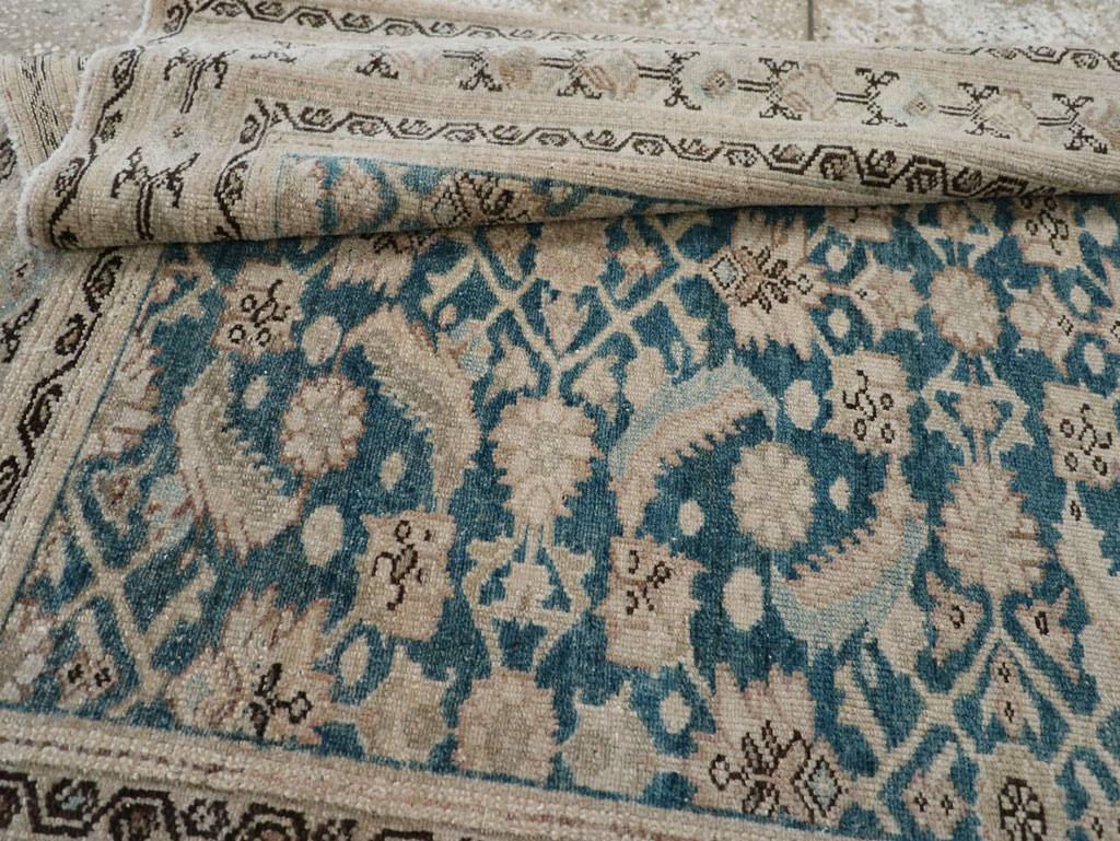 Antique Persian Malayer Accent Rug, No.22002 - Staging