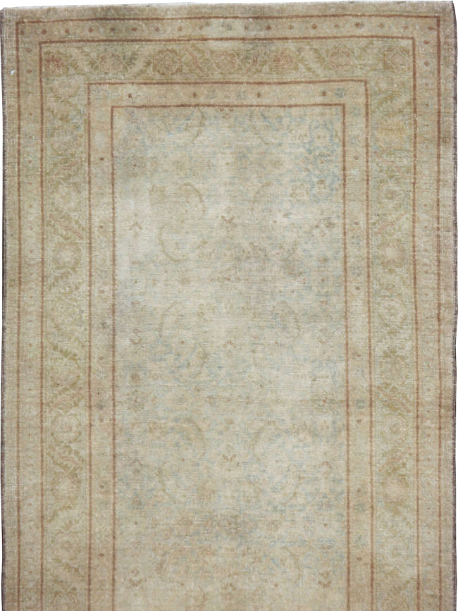 Antique Persian Tabriz Runner, No.22003 - Staging