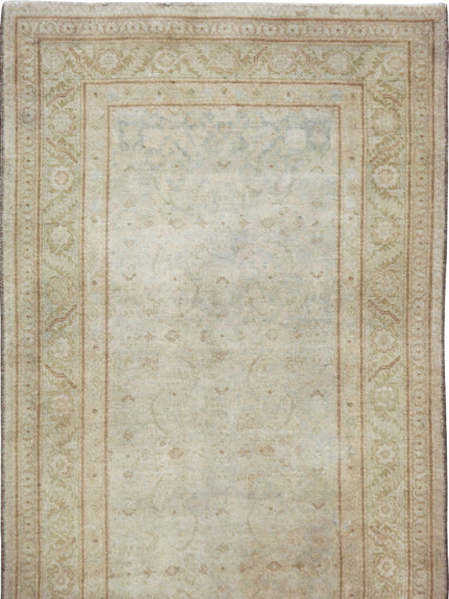 Antique Persian Tabriz Runner, No.22003 - Staging
