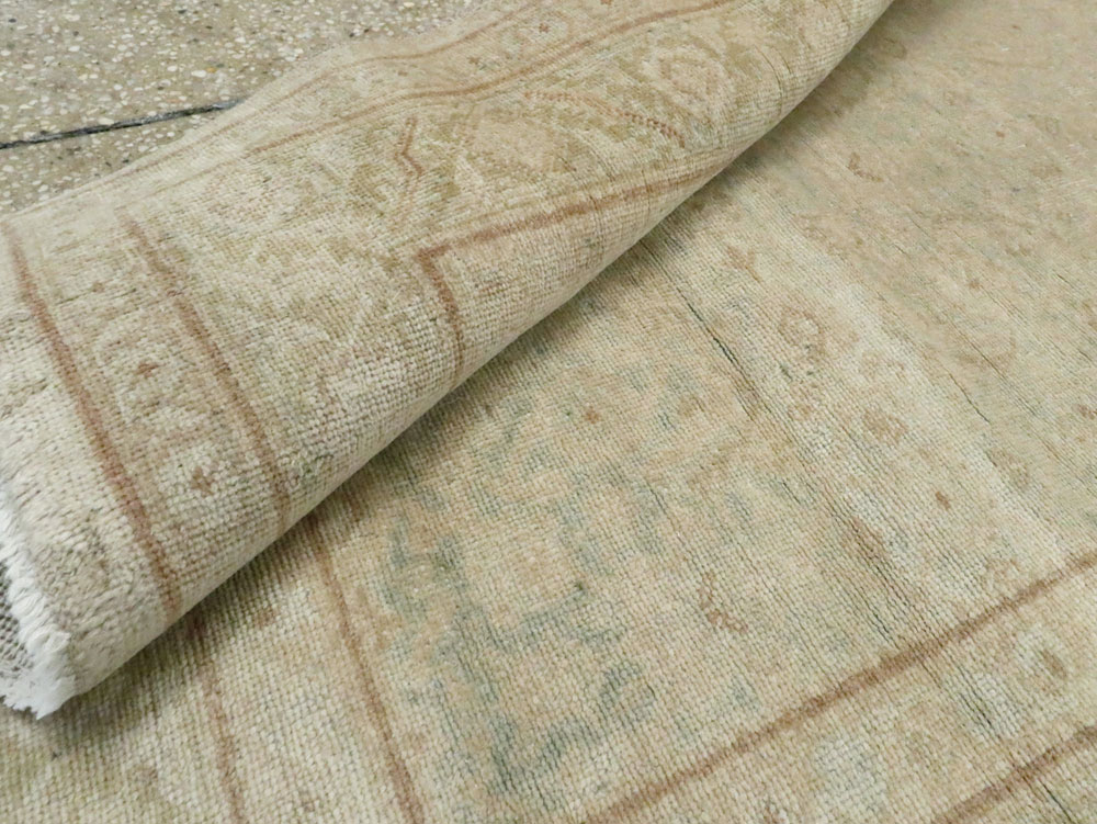 Antique Persian Tabriz Runner, No.22003 - Staging