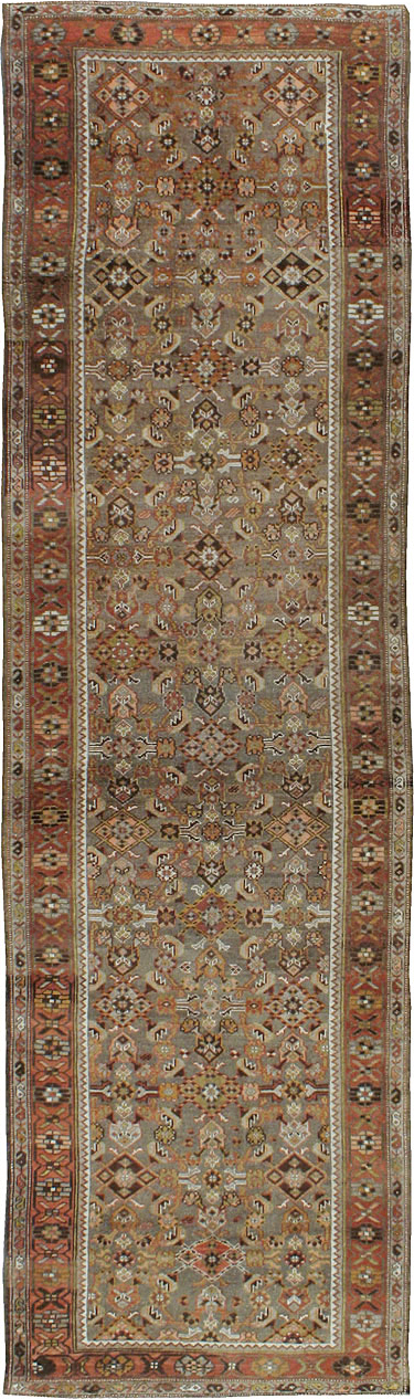 Vintage Persian Kurdish Runner, No.22006 - Staging