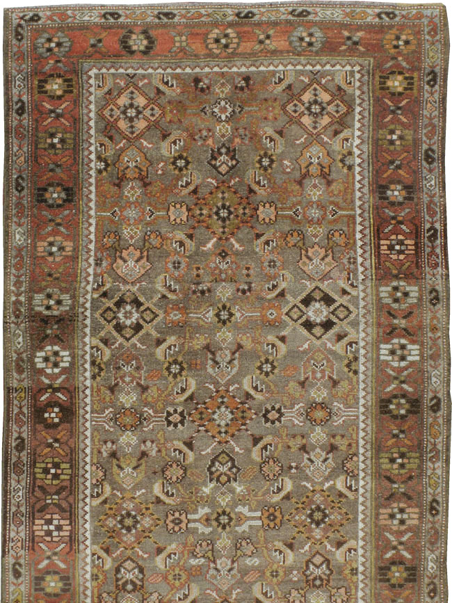 Vintage Persian Kurdish Runner, No.22006 - Staging