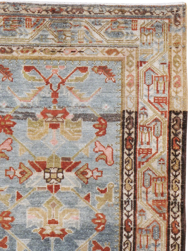 Vintage Persian Malayer Rug, No.22009 - Staging