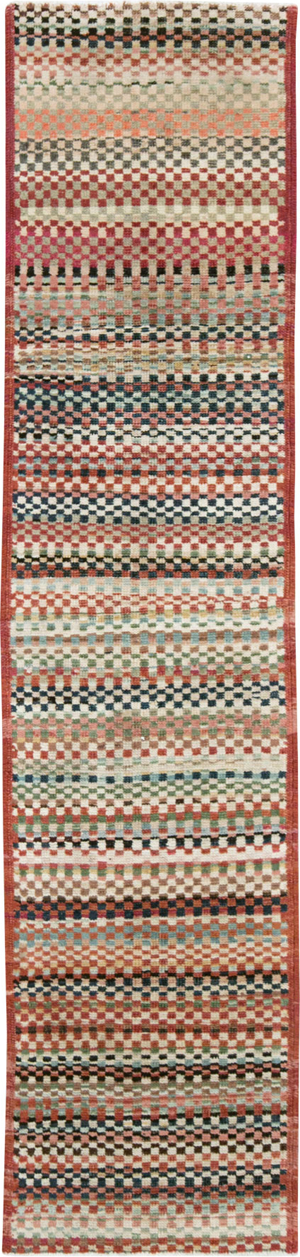 Vintage Turkish Anatolian Runner, No.22023 - Staging