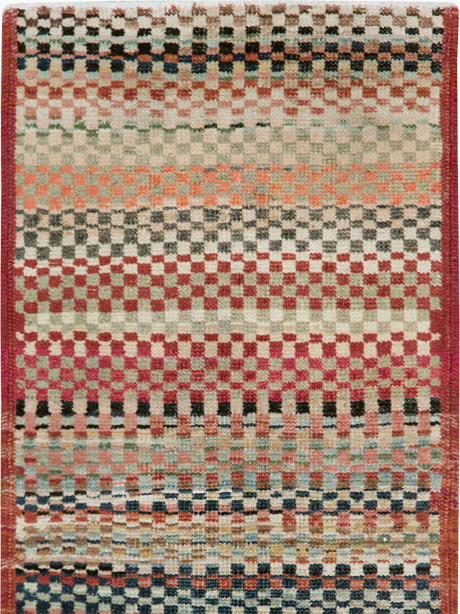 Vintage Turkish Anatolian Runner, No.22023 - Staging