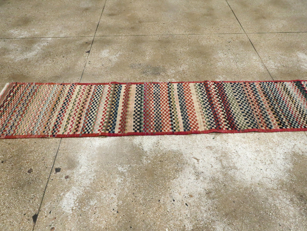Vintage Turkish Anatolain Runner, No.22024 - Staging