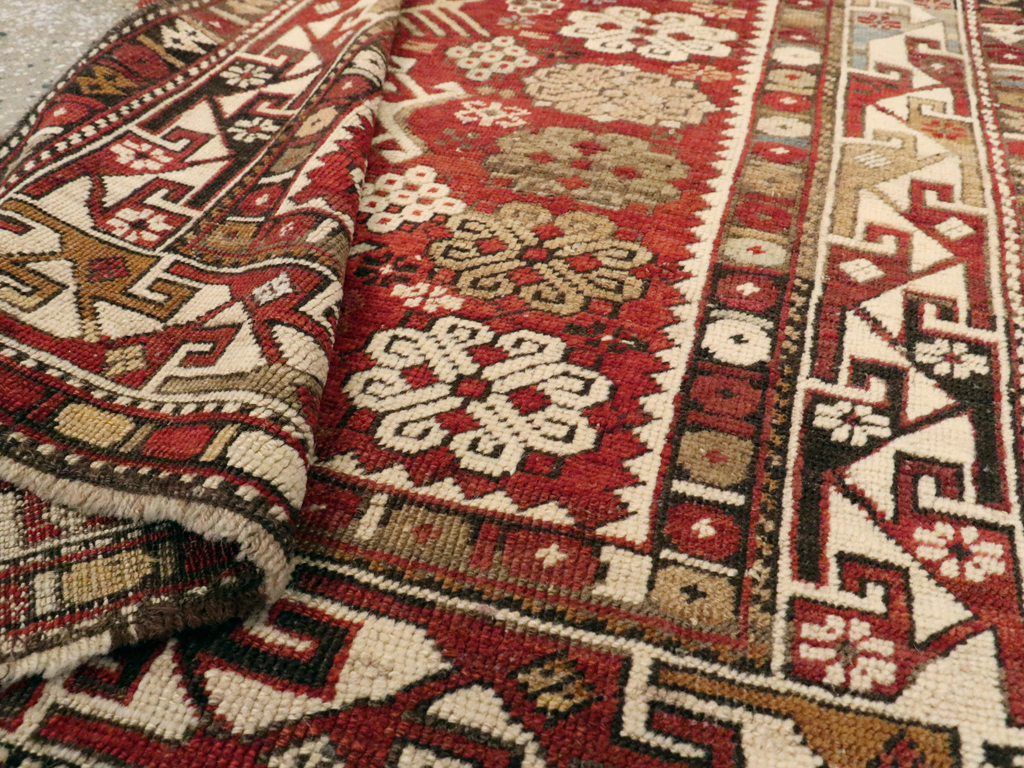 Antique Caucasian Kuba Rug, No.22031 - Staging