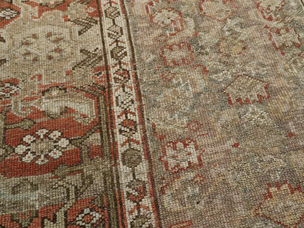 Antique Persian Kurdish Rug, No.22032 - Staging