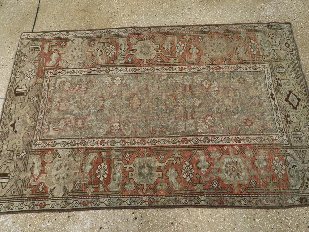 Antique Persian Kurdish Rug, No.22032 - Staging