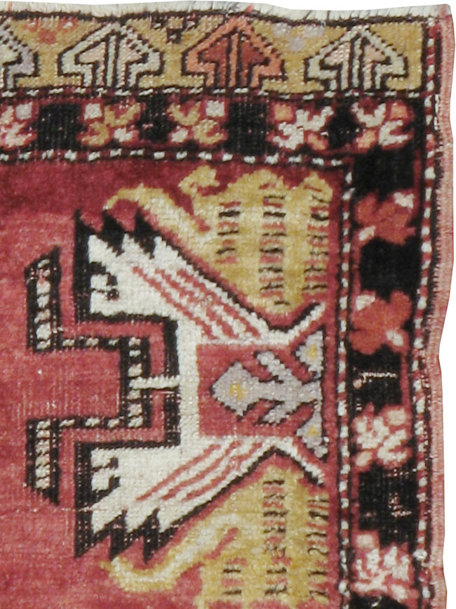 Vintage Turkish Oushak Rug, No.22039 - Staging
