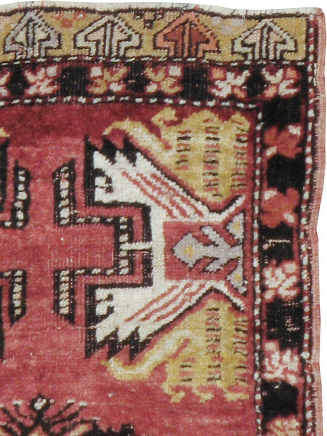 Vintage Turkish Oushak Rug, No.22039 - Staging