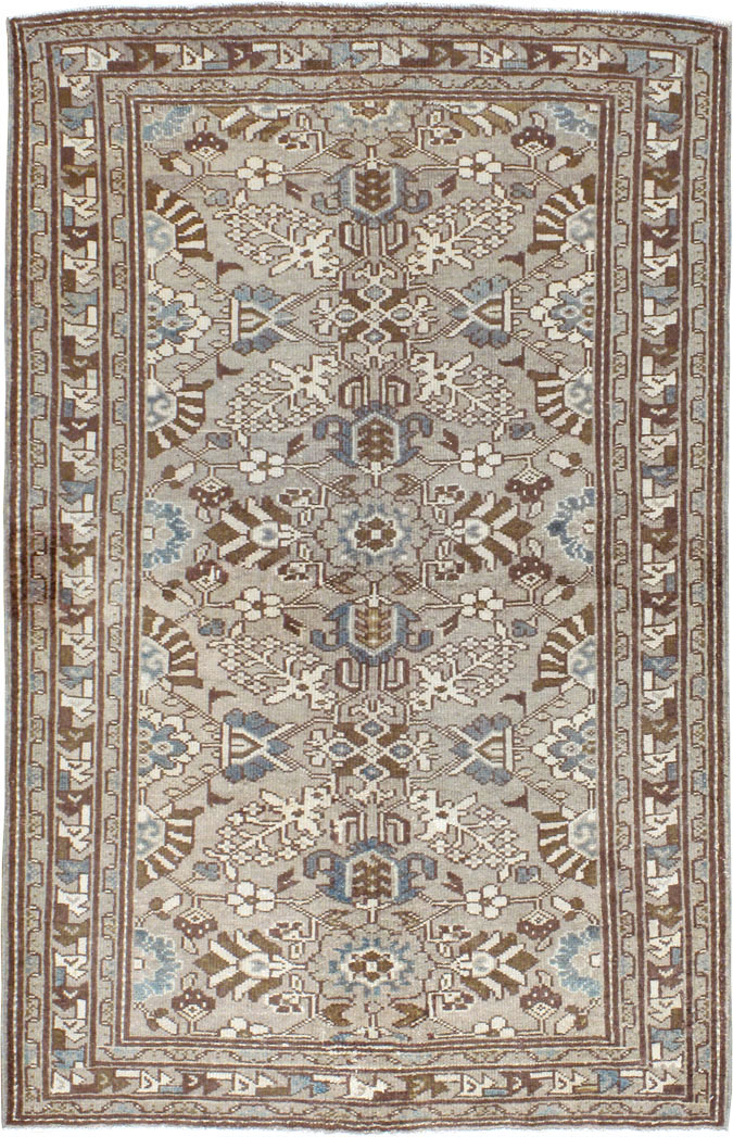 Vintage Persian Malayer Rug, No.22042 - Staging