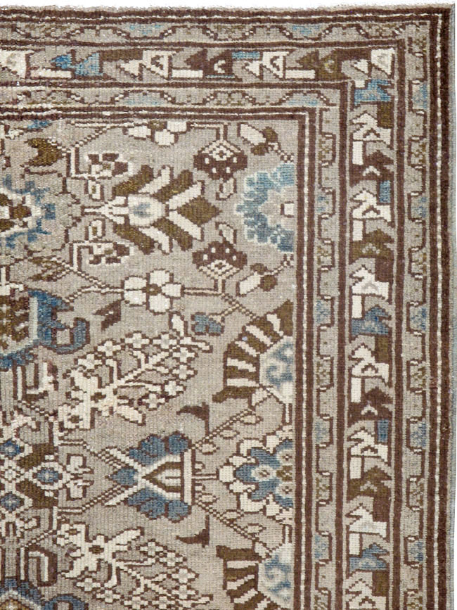 Vintage Persian Malayer Rug, No.22042 - Staging